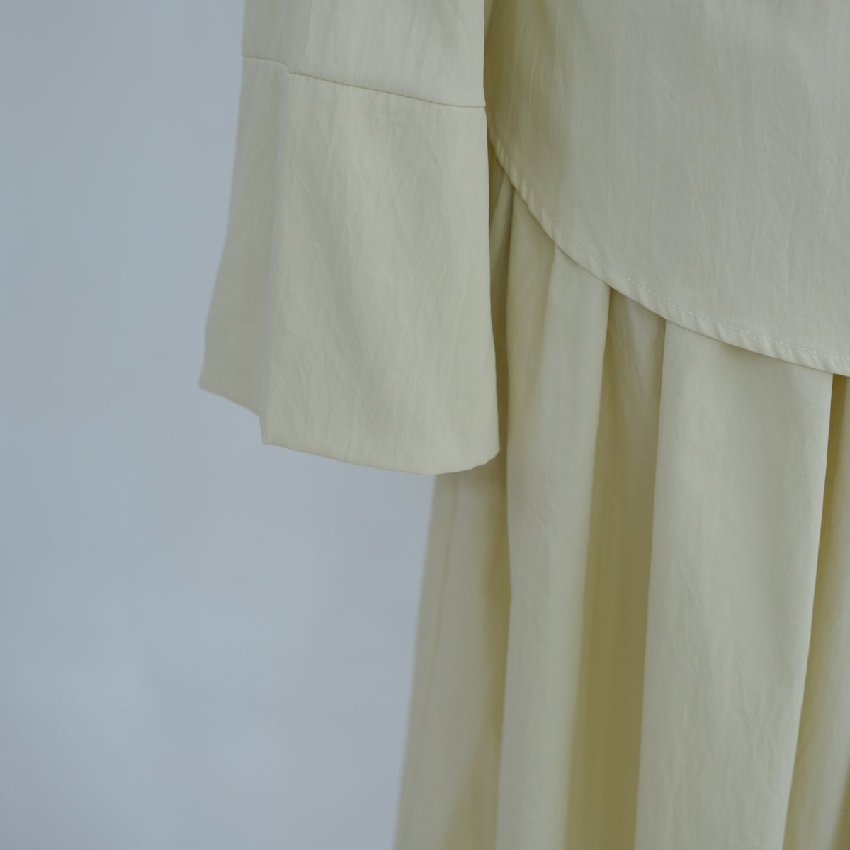 Bell Sleeve Back-Tie Top & A-Line Maxi Skirt Set(MS469) - Mariam's Collection