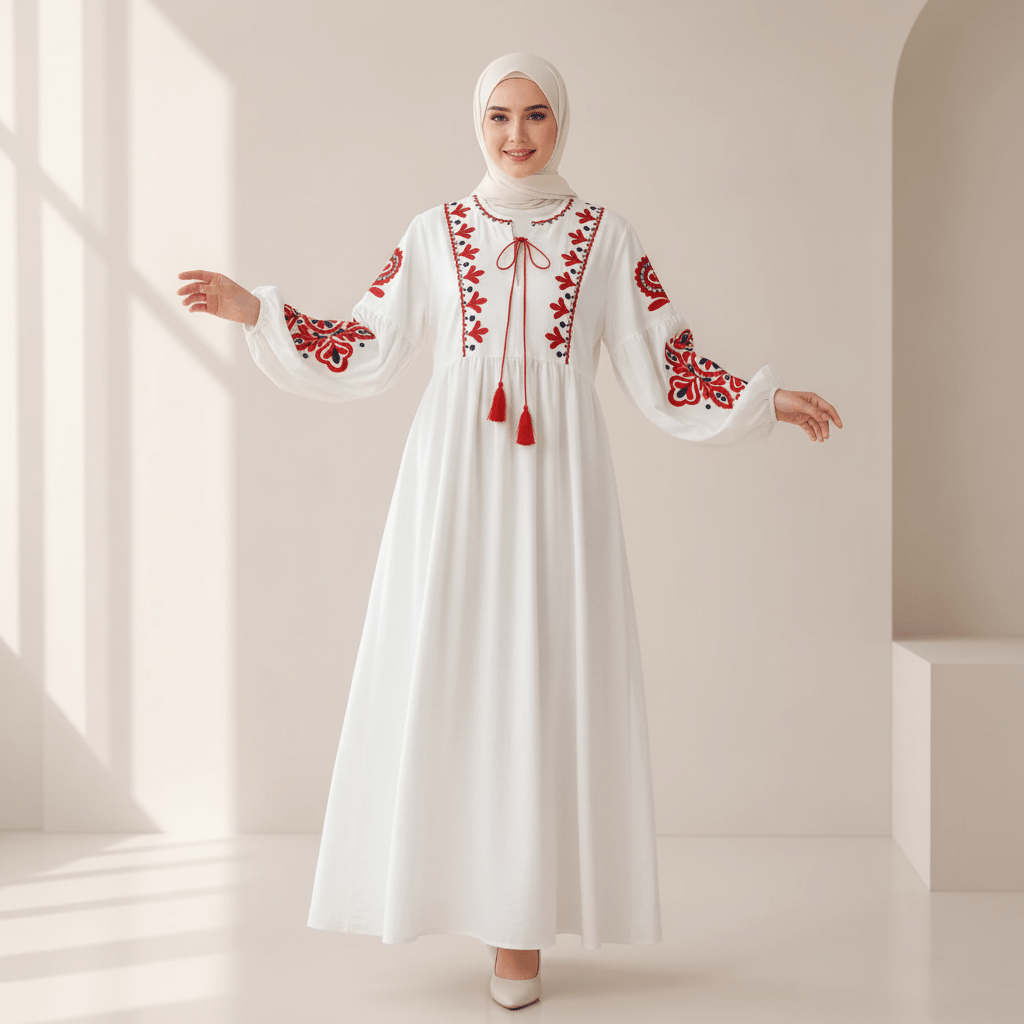 bohemian embroidered maxi dress Bohemian Red Summer Maxi Dress Red Bohemian Embroidered Maxi Dress With Sleeves
