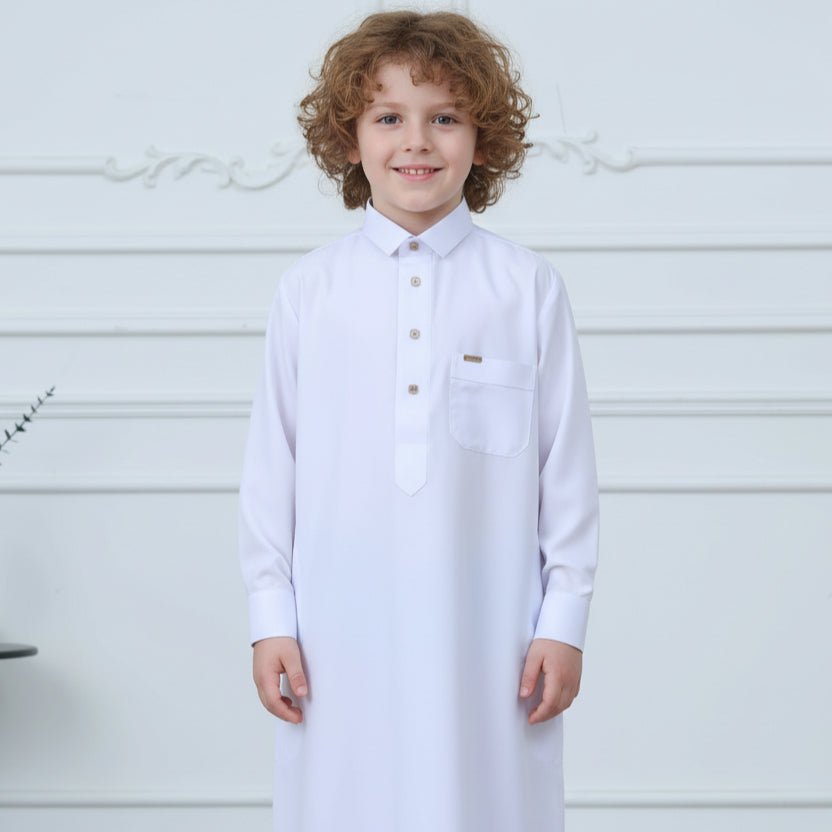 Boys Button - Front Thobe(MKB011) - Mariam's Collection