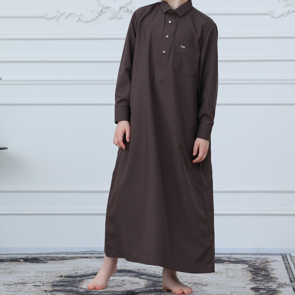 Boys Button - Front Thobe(MKB011) - Mariam's Collection