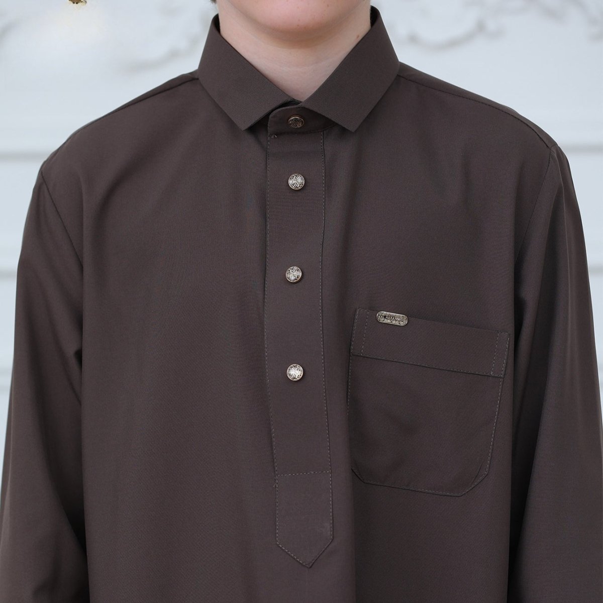 Boys Button - Front Thobe(MKB011) - Mariam's Collection