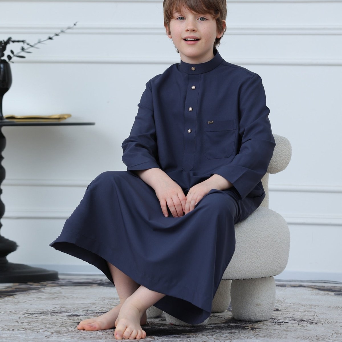 Boys Button - Front Thobe(MKB011) - Mariam's Collection