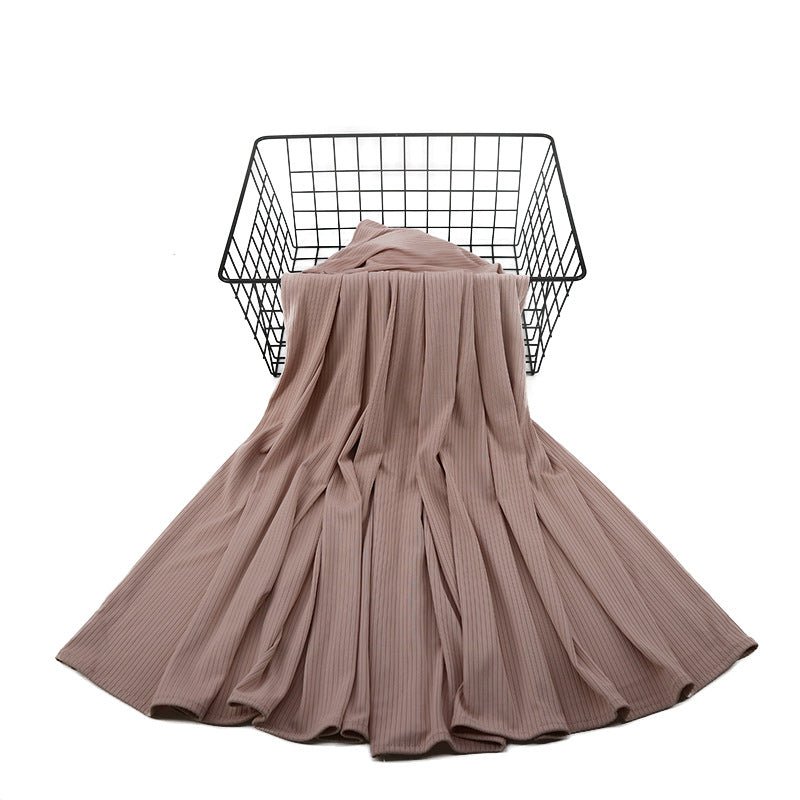 Breathable Stretch Knit Scarf Hijab (MH189) - Mariam's Collection