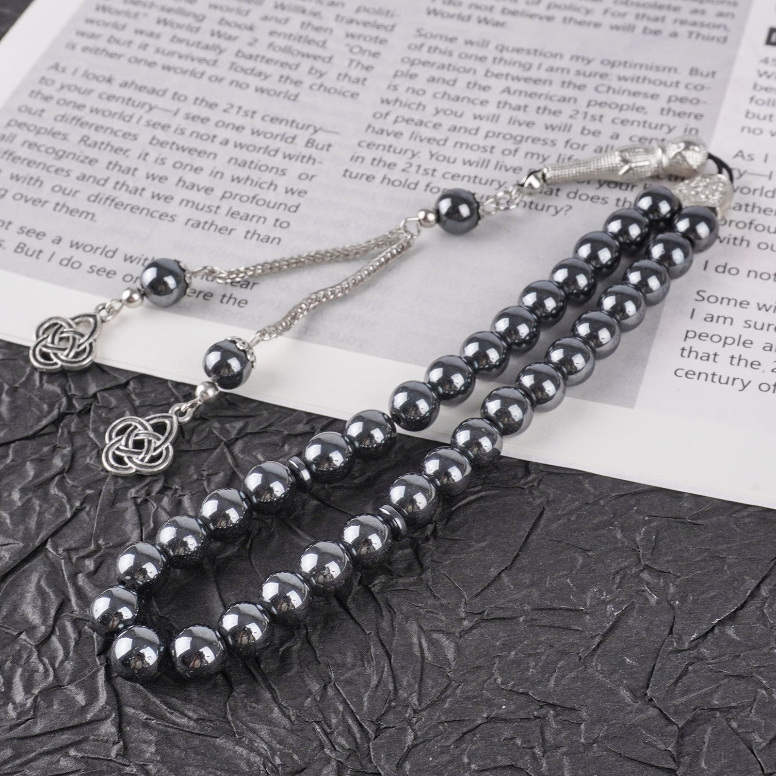 33 Bead Black Obsidian Tasbeeh(MR084)