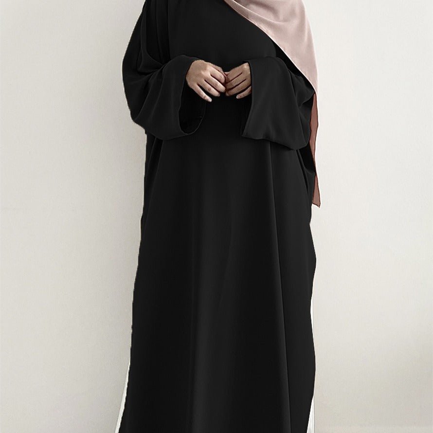 Casual Fashion Slit Abaya (MA063) - Mariam's Collection