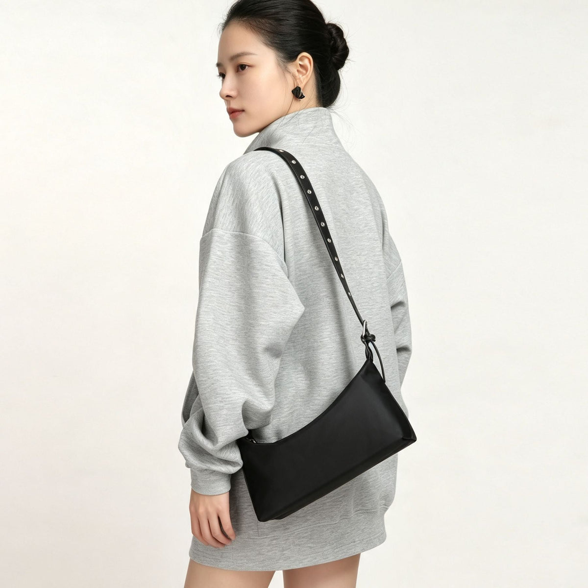 Casual Underarm Crescent Hobo Bag(MAC459) - Mariam's Collection