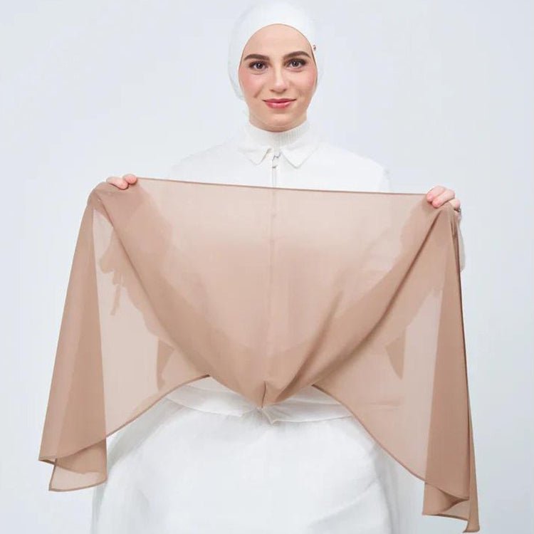 Chiffon Instant Hijab with Magnetic Closure(MH202) - Mariam's Collection