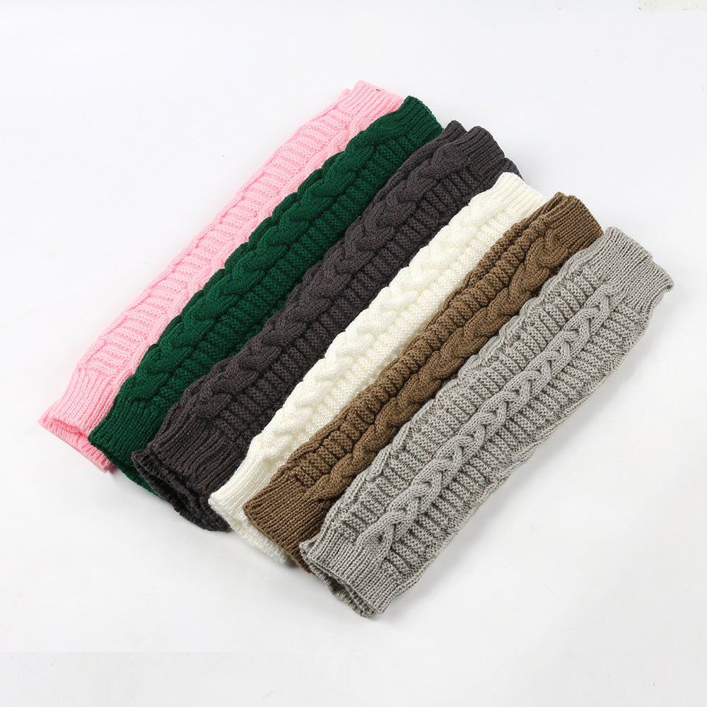 Cozy Warm Cable - Knit Arm Sleeve Covers (MAC310) - Mariam's Collection