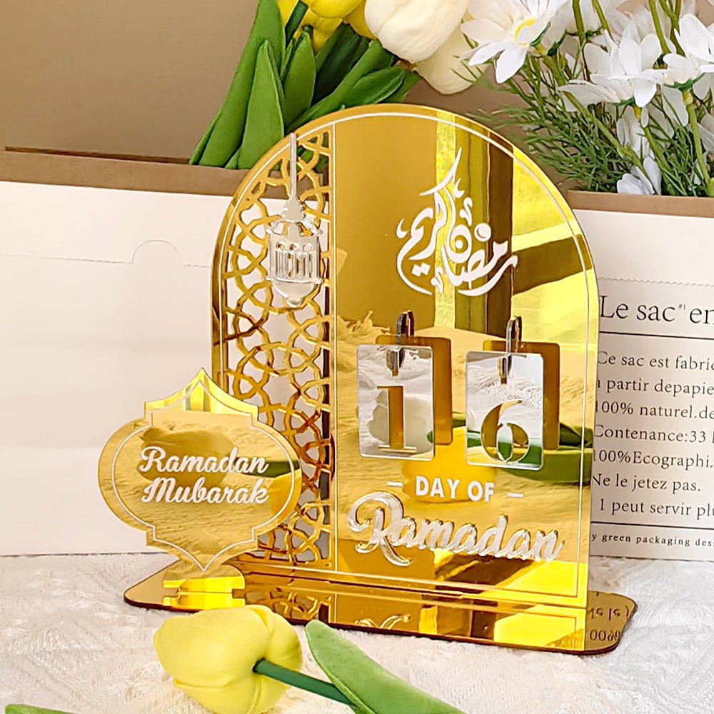 Creative Ramadan Countdown Acrylic Ornament (MAC381) - Mariam's Collection