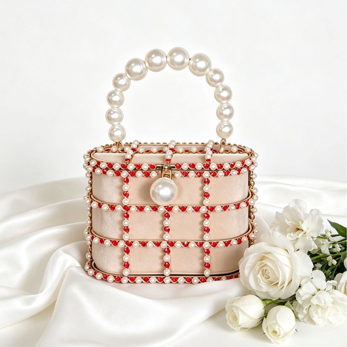 Crystal Birdcage Evening Bag(MAC485) - Mariam's Collection
