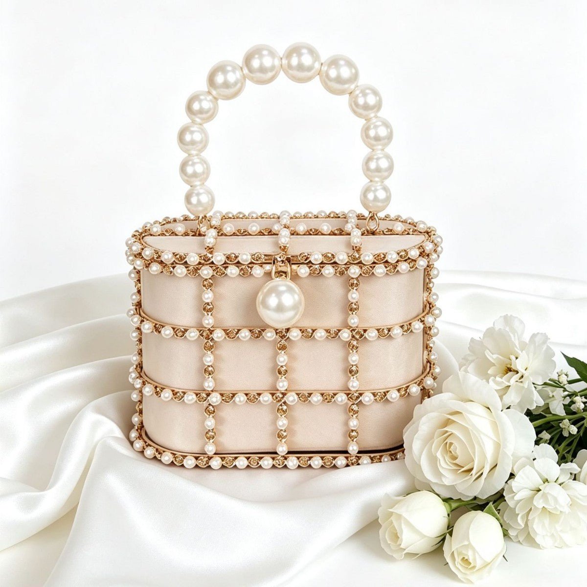 Crystal Birdcage Evening Bag(MAC485) - Mariam's Collection