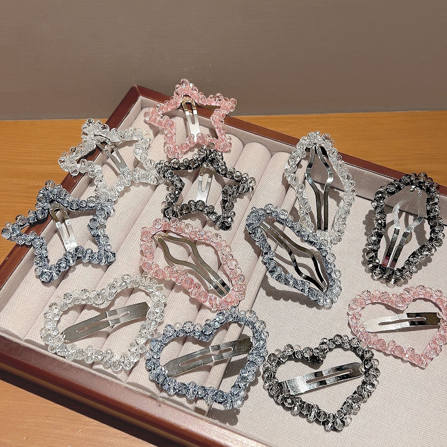 Cute Star & Heart Hair Barrettes(MAC458) - Mariam's Collection