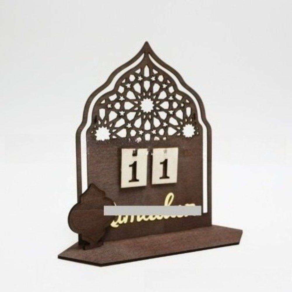 DIY Wooden Star & Moon Countdown Calendar (MAC337) - Mariam's Collection