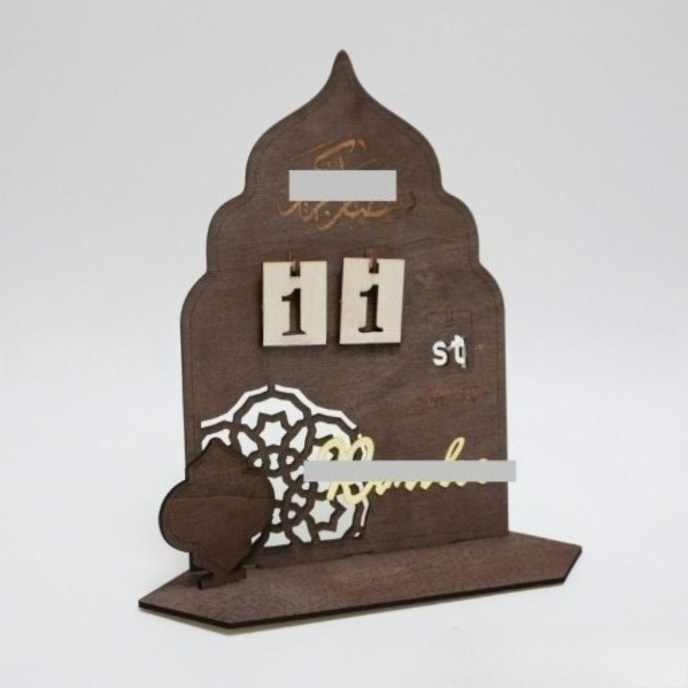 DIY Wooden Star & Moon Countdown Calendar (MAC337) - Mariam's Collection