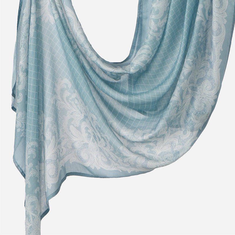 Double-Sided Digital Print Hijab(MH260) - Mariam's Collection