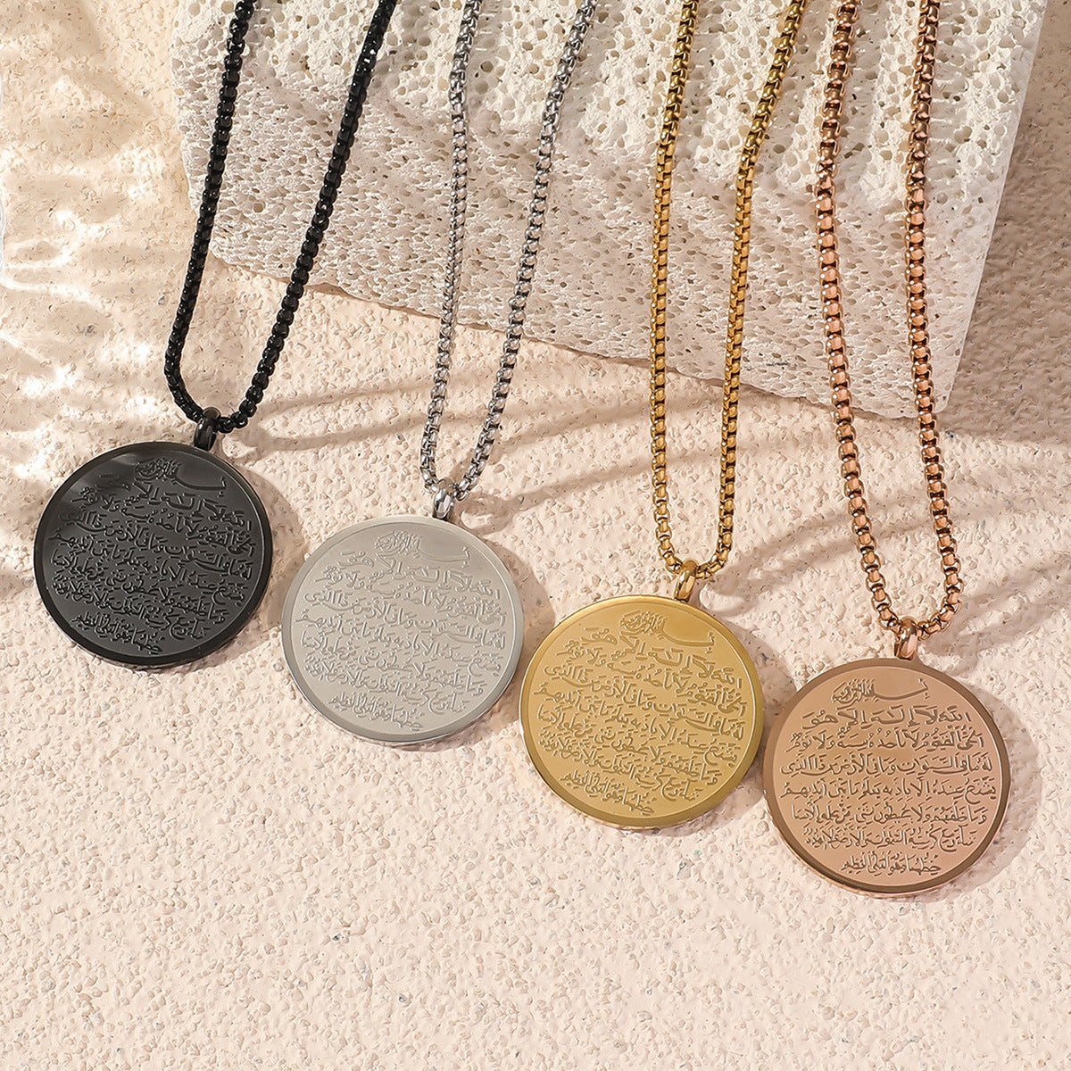 Double - Sided Titanium Steel Necklace(MAC224)(WITH GIFT BOX) - Mariam's Collection