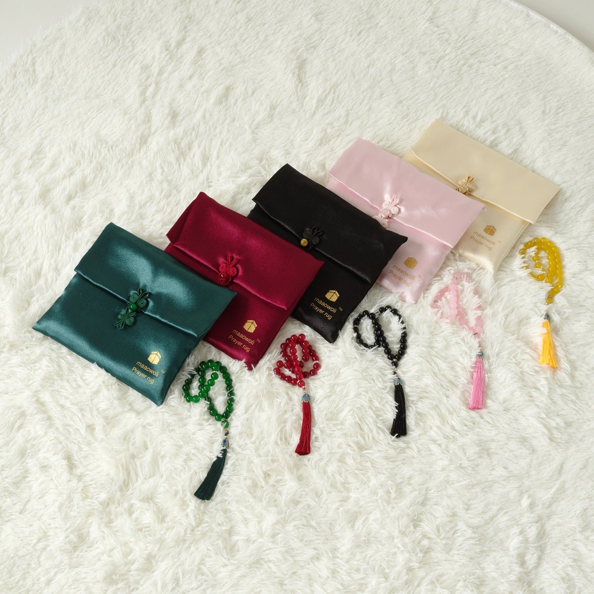 Eco - Friendly elegant Prayer Mat & Tasbeeh sets(MR066) - Mariam's Collection