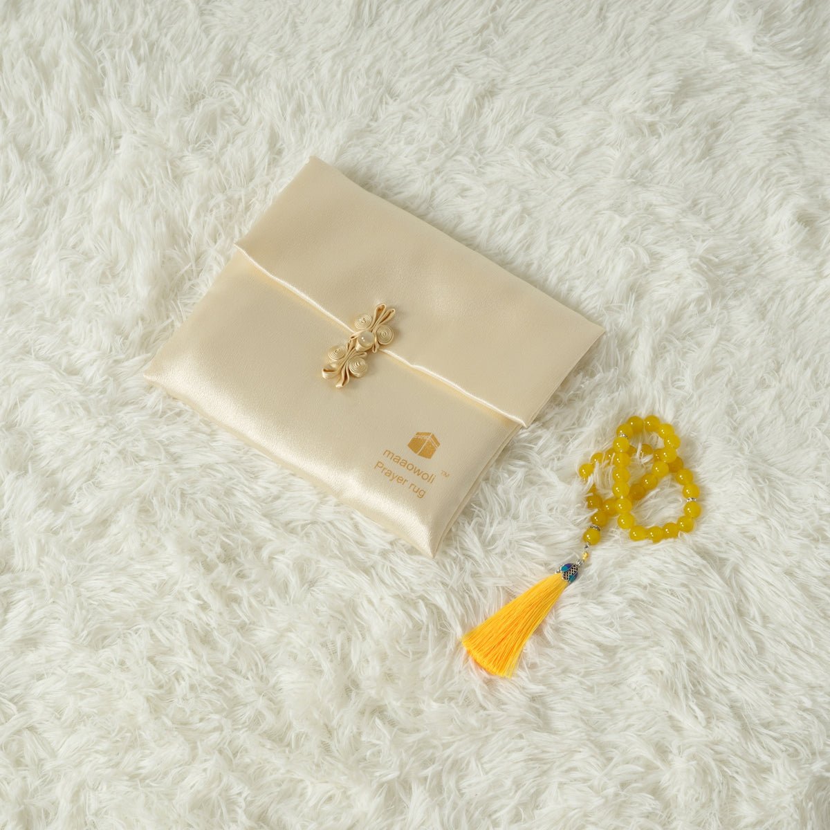 Eco - Friendly elegant Prayer Mat & Tasbeeh sets(MR066) - Mariam's Collection