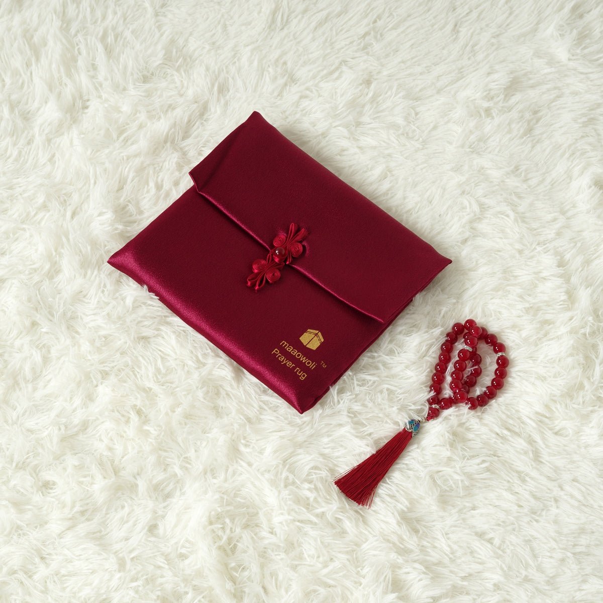 Eco - Friendly elegant Prayer Mat & Tasbeeh sets(MR066) - Mariam's Collection