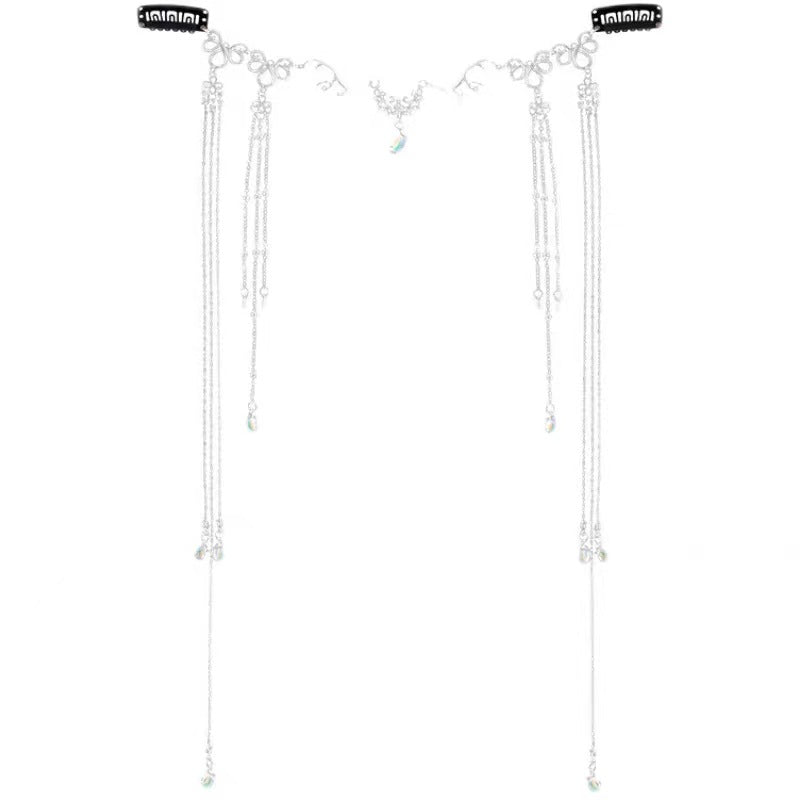 Elegance Crystal Teardrop Hair Jewelry Forehead Accent (MAC335) - Mariam's Collection