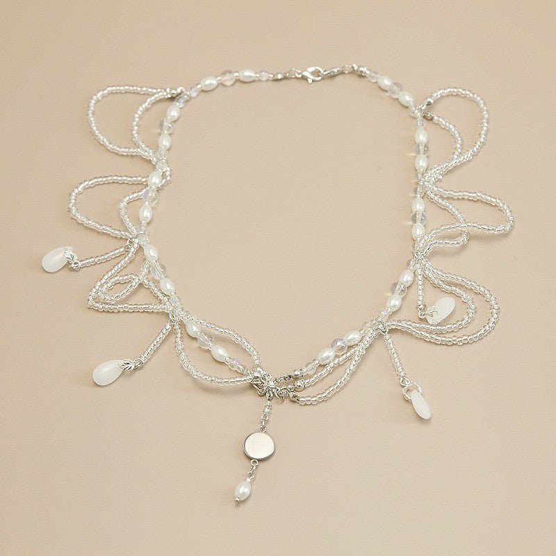 Elegance Crystal Teardrop Hair Jewelry Forehead Accent (MAC335) - Mariam's Collection