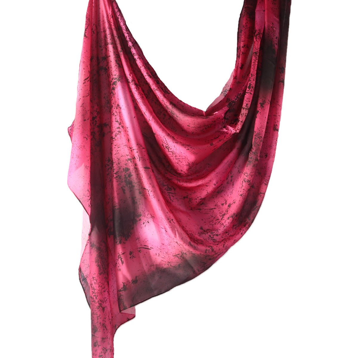 Elegance Satin Marble Print Hijab (MH172) - Mariam's Collection