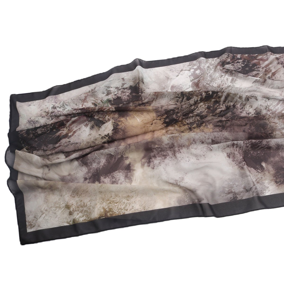 Elegant Printed Chiffon Hijab Scarf Bohemian Style Breathable Sun Protection Wrap (MH136) - Mariam's Collection