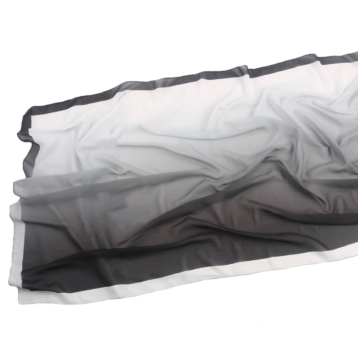 Elegant Printed Chiffon Hijab Scarf Bohemian Style Breathable Sun Protection Wrap (MH136) - Mariam's Collection