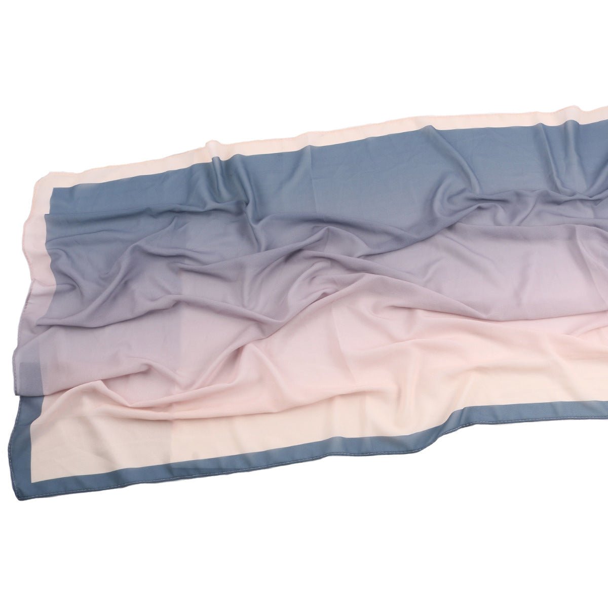 Elegant Printed Chiffon Hijab Scarf Bohemian Style Breathable Sun Protection Wrap (MH136) - Mariam's Collection