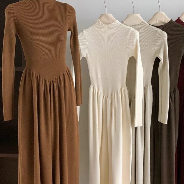 sachin and babi light blue dress China Women's Sweater Dress Ribbed Knit V Neck Long Sleeve Bodycon Slim  Fitted Elegant Fall Midi Sweater Dress Manufacturer and Supplier main image 1