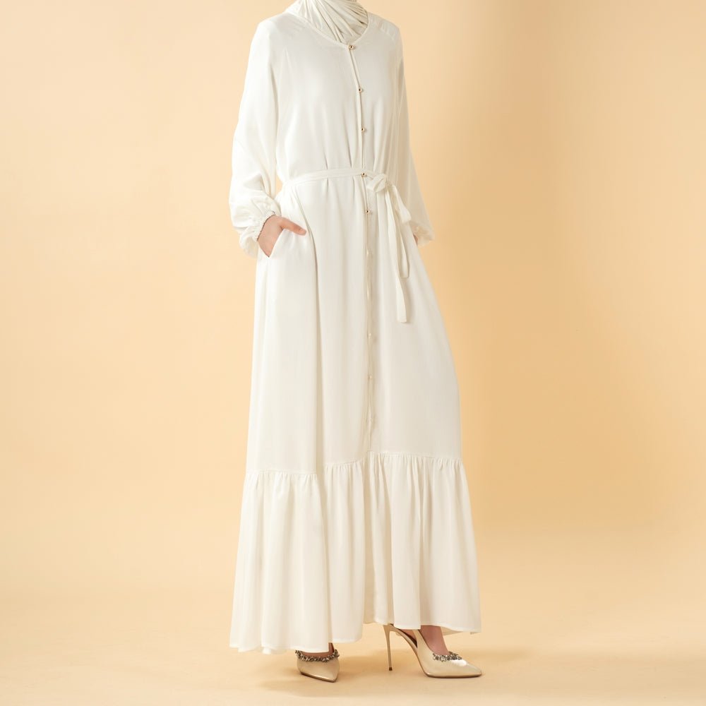 Essential Zoom Flowing Maxi Dress (MA426) - Mariam's Collection