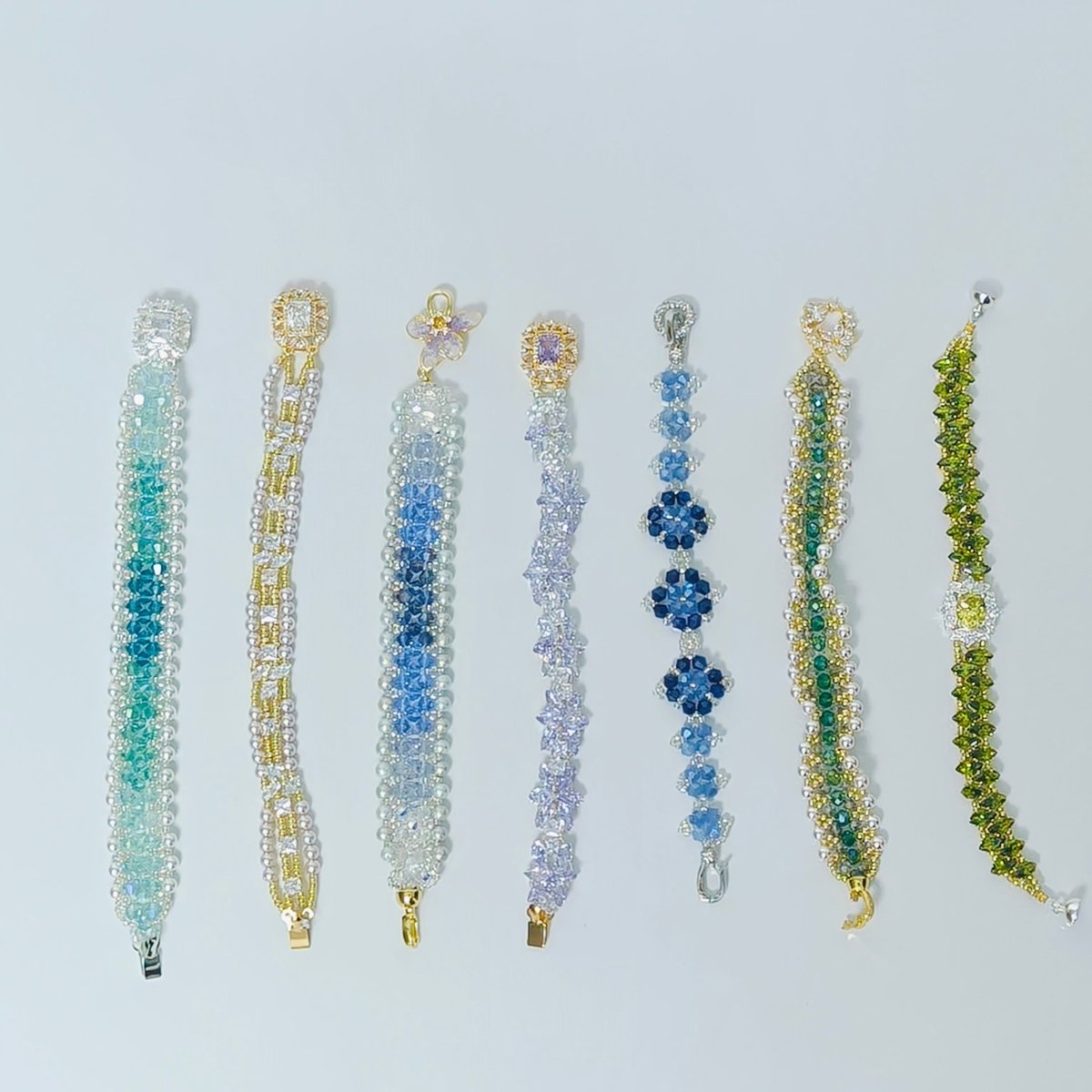 Exquisite Handmade Woven Luminescence Beaded Necklace (MAC343) - Mariam's Collection