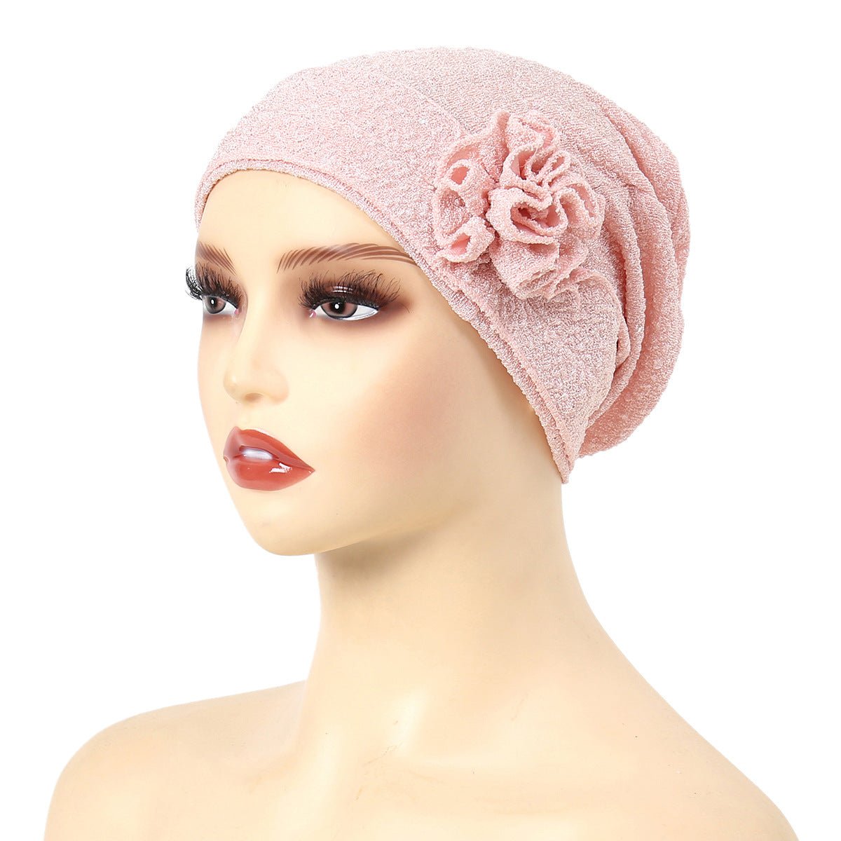 Fashion Women Solid Rose Flower Stretch Underscarf(MH112) - Mariam's Collection