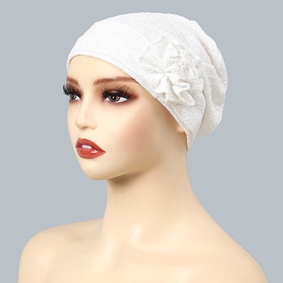 Fashion Women Solid Rose Flower Stretch Underscarf(MH112) - Mariam's Collection