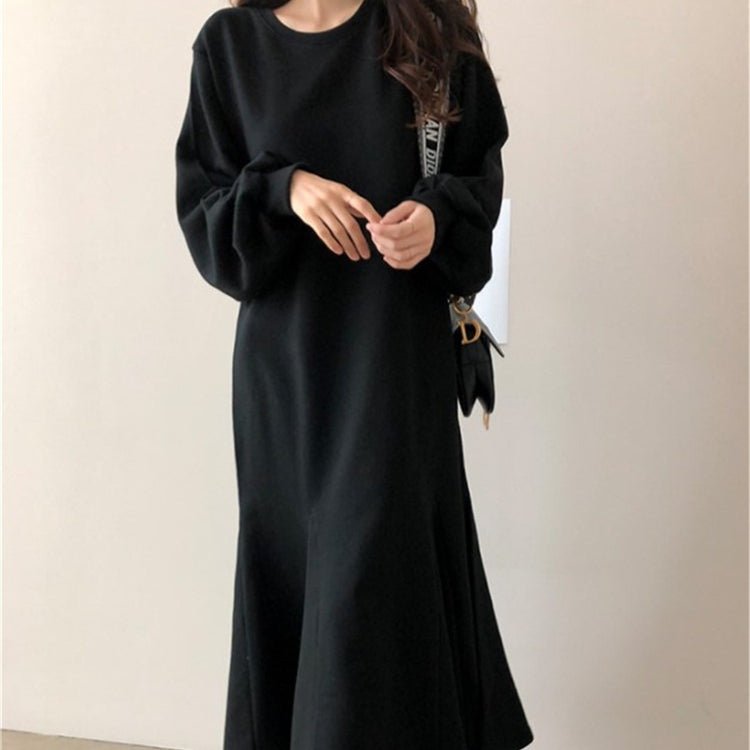 Fleece - Lined Sweatshirt Mermaid Dress(MS193) - Mariam's Collection