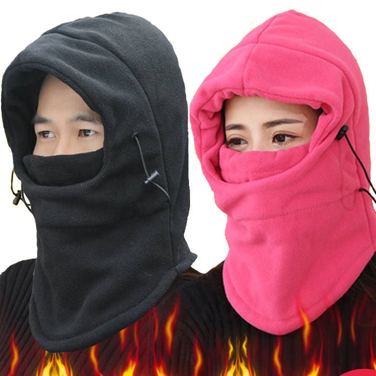 Fleece - Lined Winter Balaclava | Full Face Ski Mask with Adjustable Hood(MAC306) - Mariam's Collection