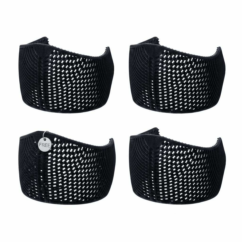 Flocked TPU Hijab Grip Headband (Breathable & Lightweight) (MAC303) - Mariam's Collection