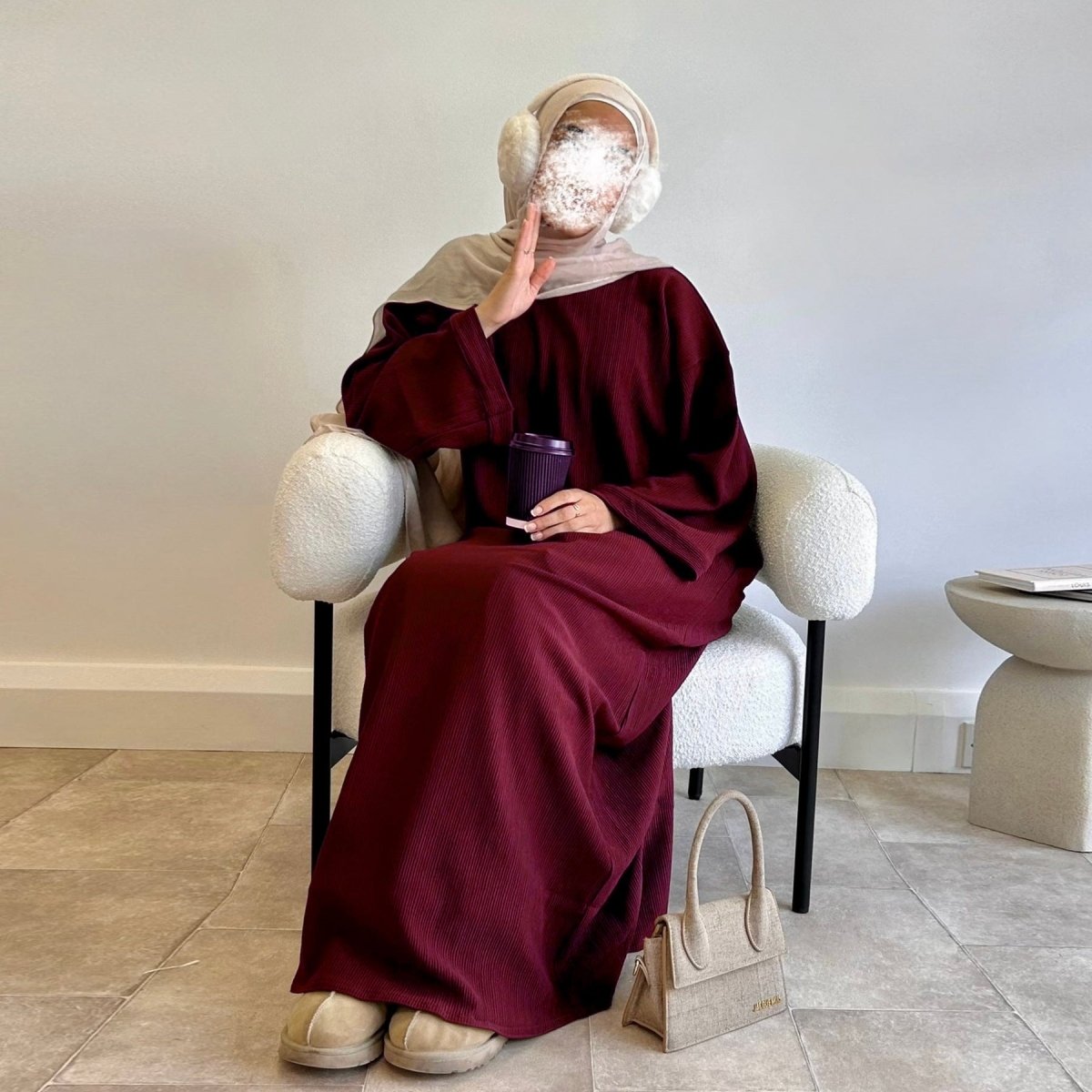 Four - Season Modest Maxi Dress Collection - Loose Fit Casual Abaya Dress(MA273) - Mariam's Collection