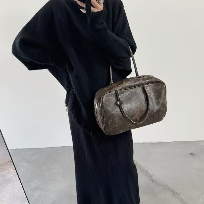 Fringed Knit Batwing Sleeve Sweater & Skirt Set(MS172) - Mariam's Collection