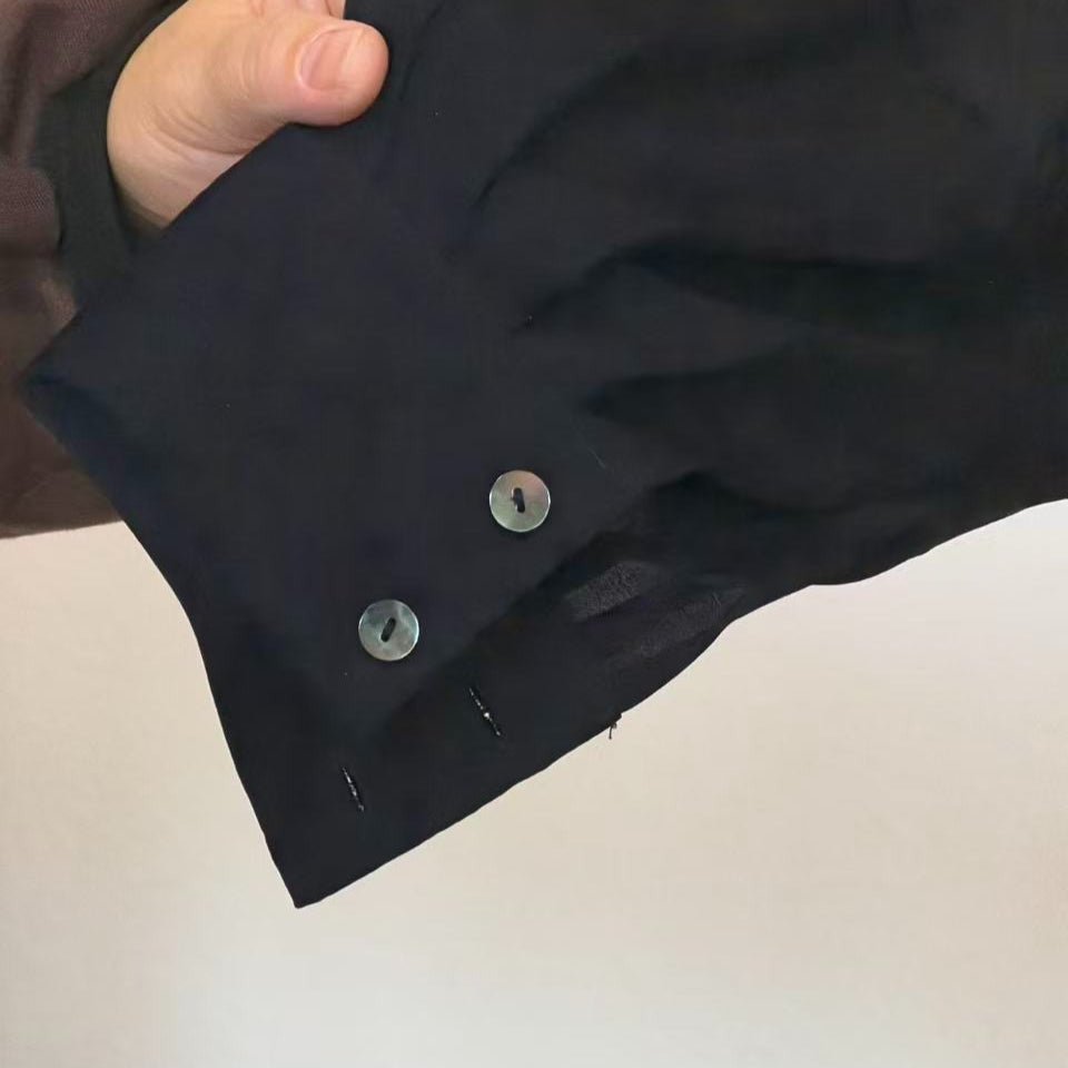 Full Button-Front Abaya Dress with Pockets - MP077 - Mariam's Collection