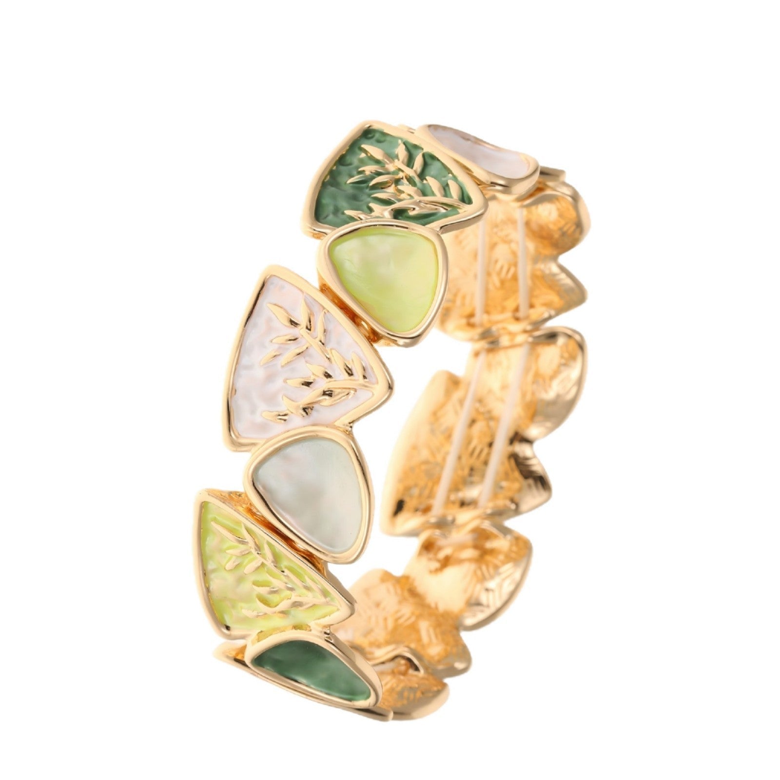 Geometric Triangle Stretch Bracelet(MAC438) - Mariam's Collection