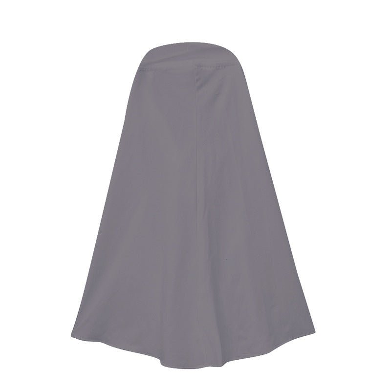 Girls Dress & Hijab Set with Contrast Trim(MKG025) - Mariam's Collection