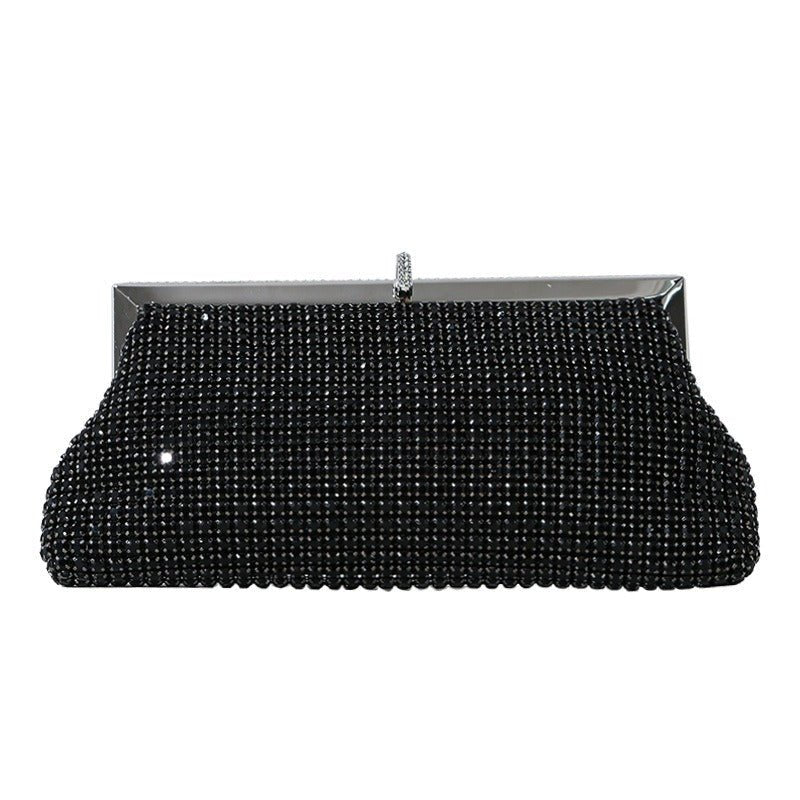 Handmade Rhinestone Crystal Evening Clutch Bag – Luxury Sparkling Party Handbag (MAC487) - Mariam's Collection