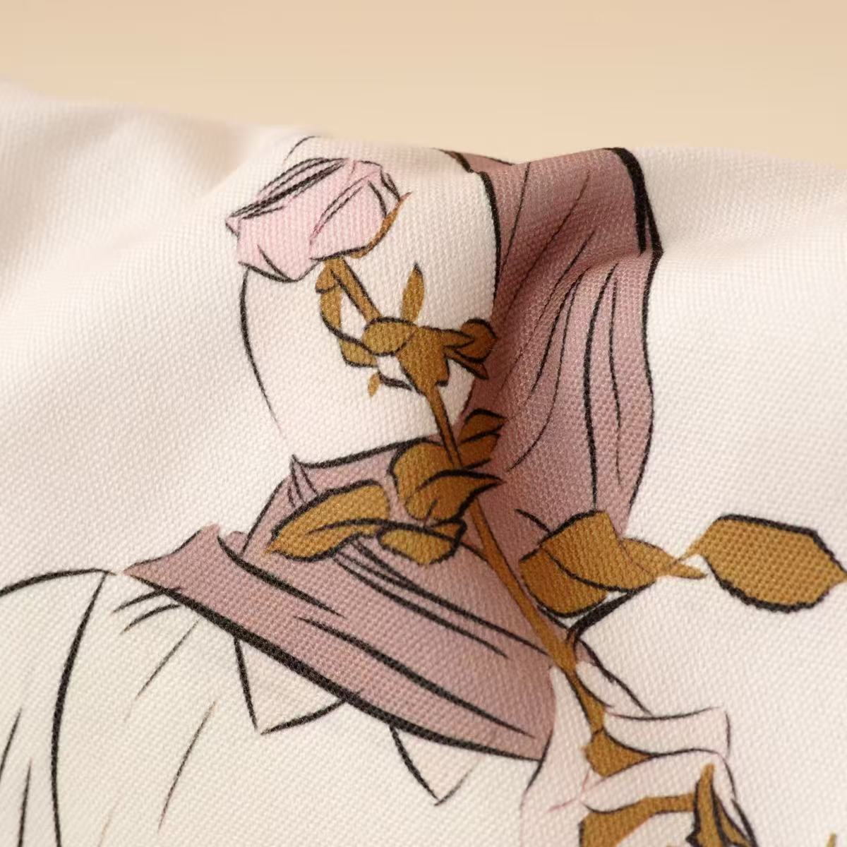 Hijabi Illustrated Canvas Tote Bag – Mariam’s Collection(MAC235) - Mariam's Collection