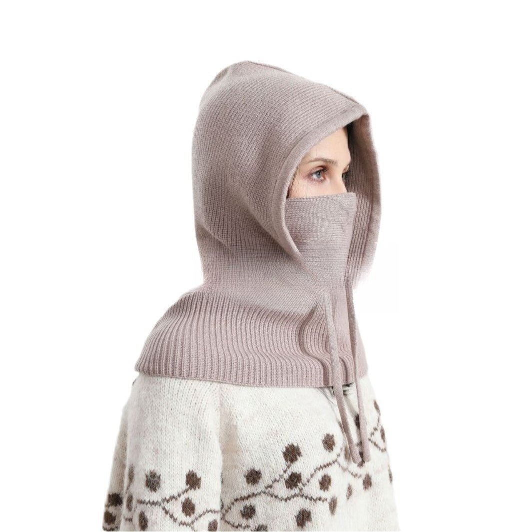 Hooded Balaclava with Shoulder Cape(MAC376) - Mariam's Collection