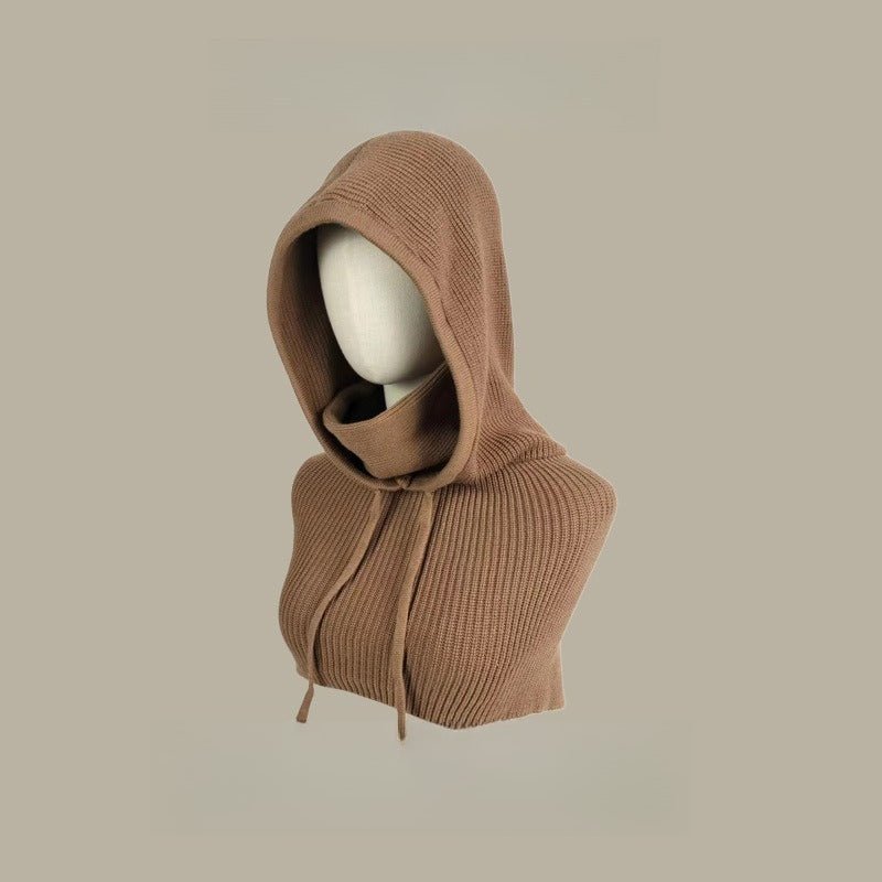 Hooded Balaclava with Shoulder Cape(MAC376) - Mariam's Collection