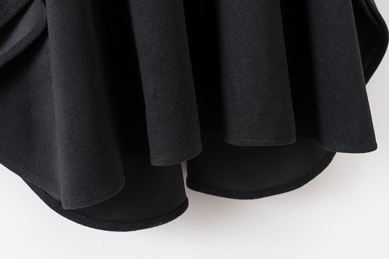 Hooded Cape Coat(MS208) - Mariam's Collection