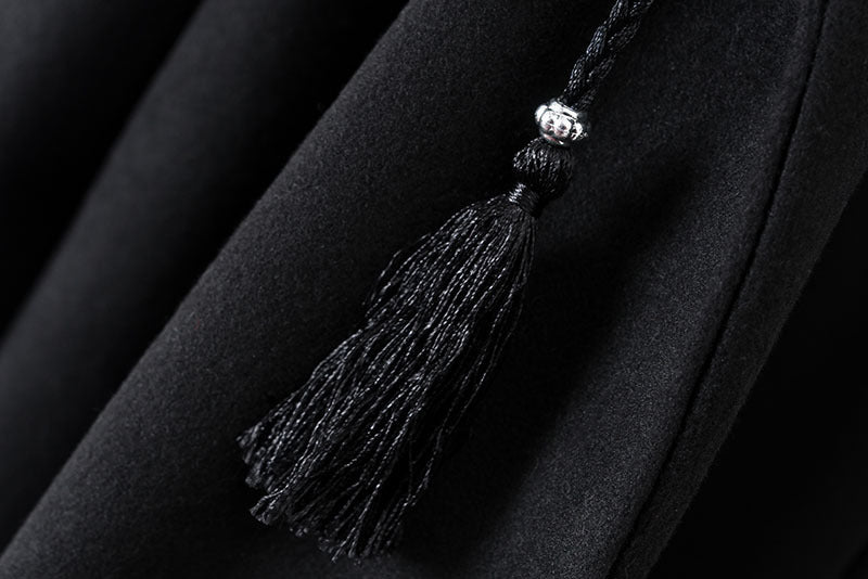 Hooded Cape Coat(MS208) - Mariam's Collection