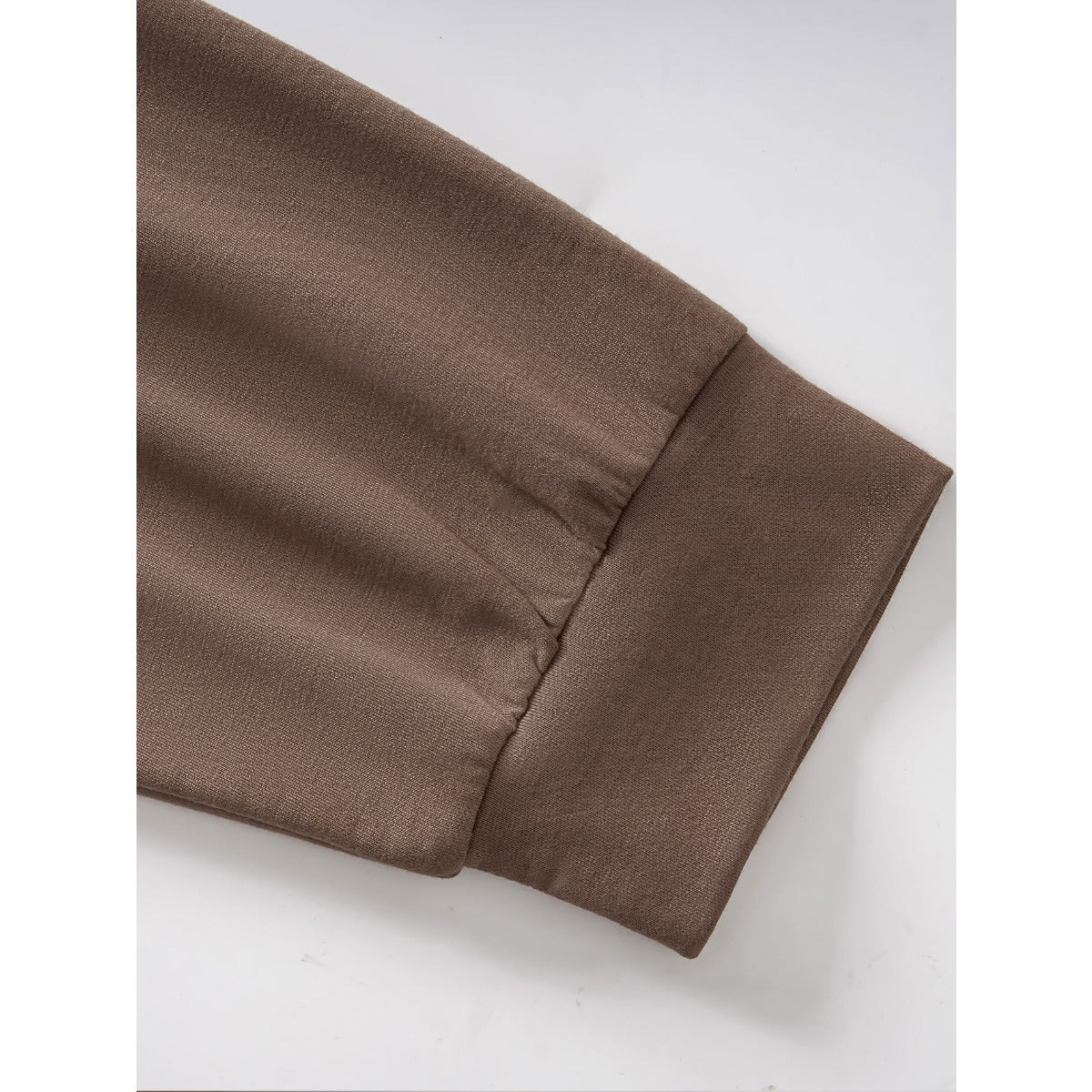 Hooded Pocket Casual Solid Color Dress Robe - Modest Long Sleeve Lounge Dress with Drawstring Hood(MA282) - Mariam's Collection