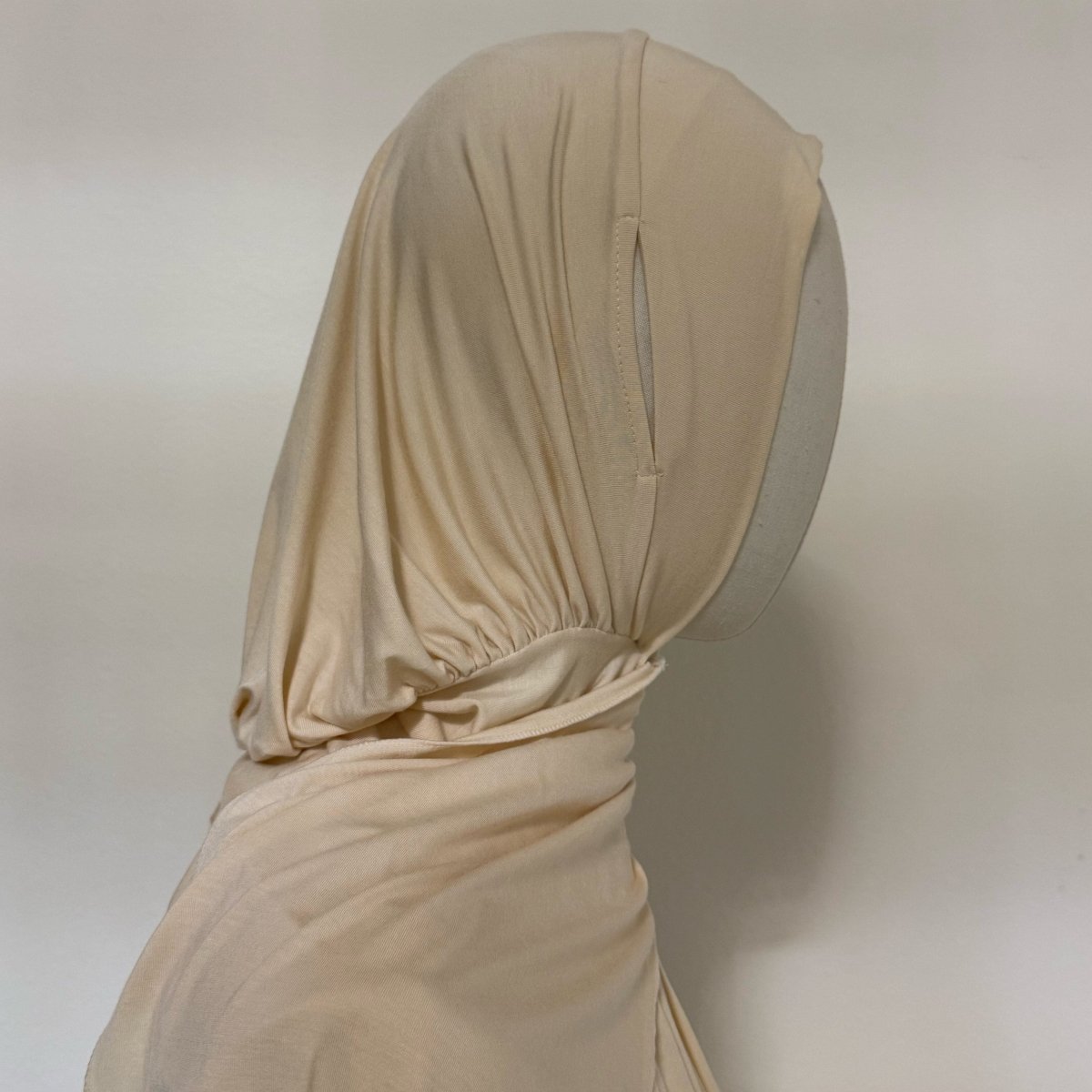 Instant Hijab | Snap-Close, Earphone-Friendly, Cotton Modal (MH225) - Mariam's Collection